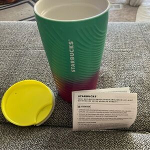 Starbucks NEW STARBUCKS TUMBLER-CERAMIC- SPRING- PETUNIA